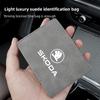 Car driving license card credit card holder For New Skoda Octavia Kodiaq Fabia Superb Karoq Yeti Rapid Mk3 Vrs A4 Car pendant xknz73