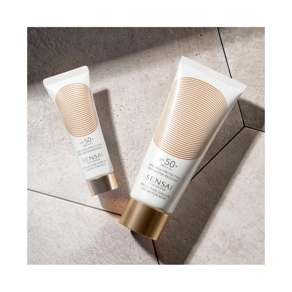 Sensai Sonnencreme Silky Bronze Schutz Körper LSF50, 150ml