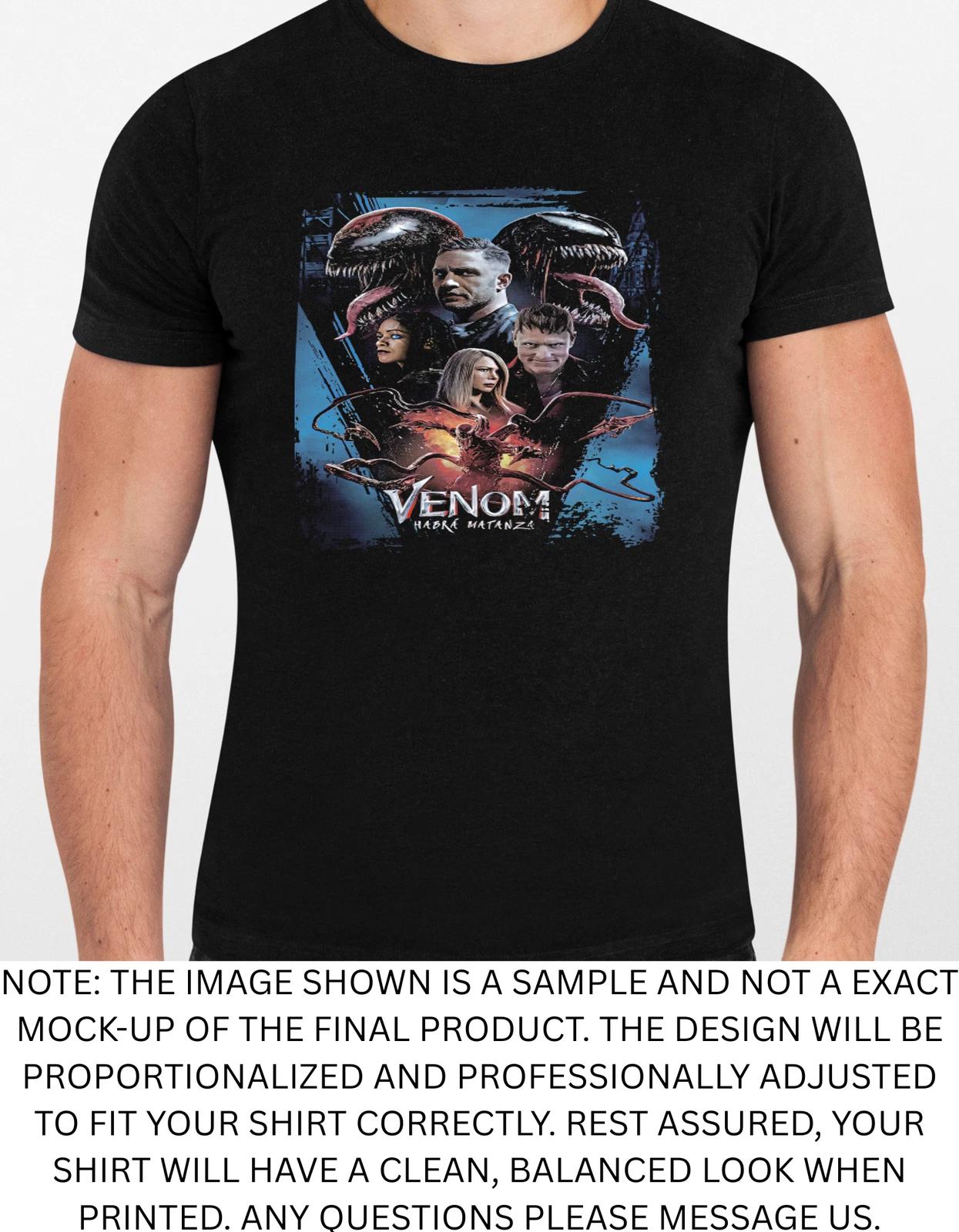 Men s and Women s T-shirts Venom Movie Poster Characters Graphic XXL