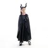 Halloween Maleficent Black Magic Cape Costume for Girls - Parent-Child Style