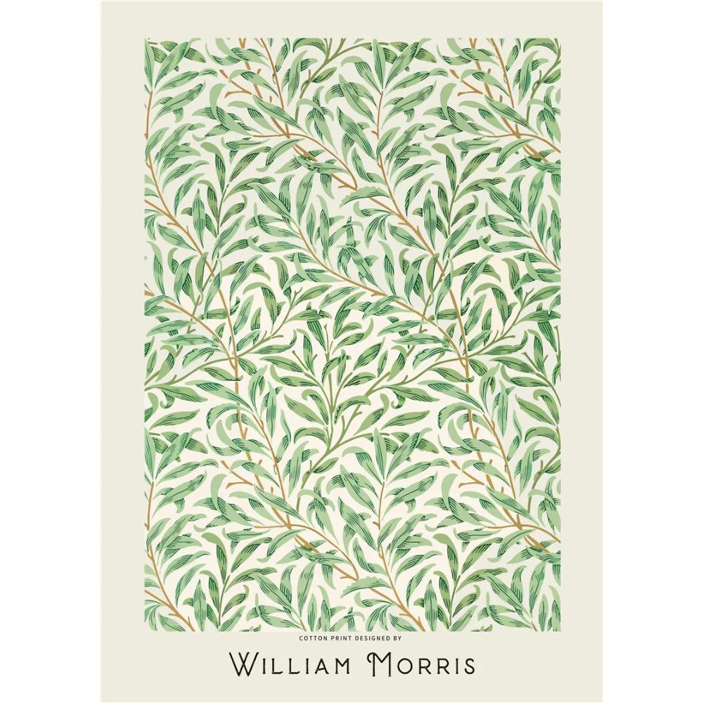 William Morris Leaf Flower Plant Wall Art Canvas Painting Gallery Nordic Posters And Prints Pictures For Home Living Room Decor