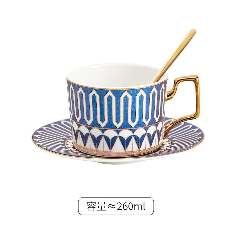 Light Luxury Coffee Cup And Saucer Set, Wedding Gift, Ceramic Bone China High-End Exquisite Latte Cup, Afternoon Tea Coffee Cup
