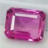 Natural Sapphire Pink 12 Ct Loose Gemstone Pendant Size Emerald Cut CERTIFIED