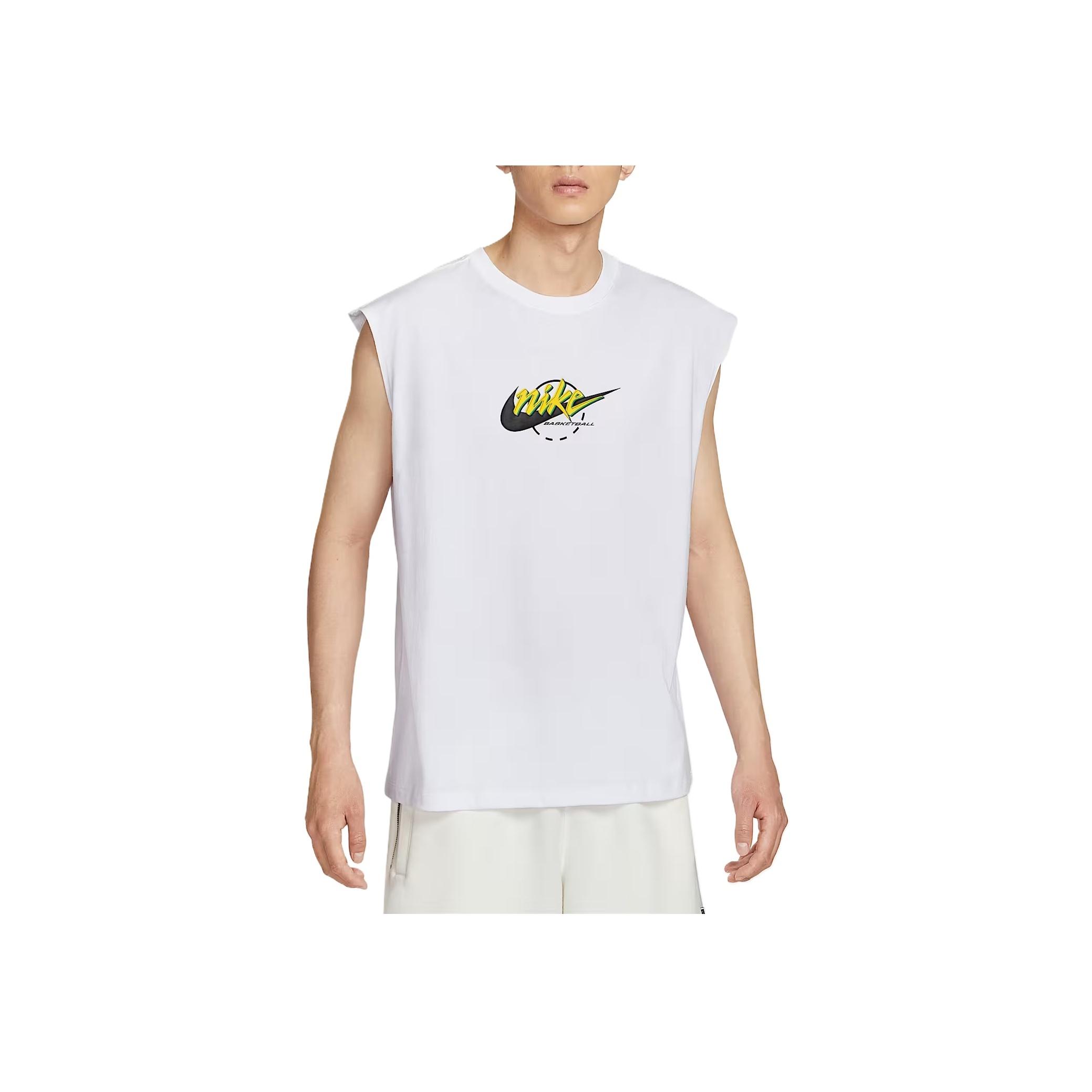 

Nike Модная Универсальная Трендовая Простая Футболка без рукавов Мужские топы IB4329-100 L