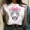 Leopard Mom Life Print Women T Shirt Short Sleeve Oversized Tshirt Ladies Clothing Fashion Kawaii Female Tee Tops Camisetas Muje