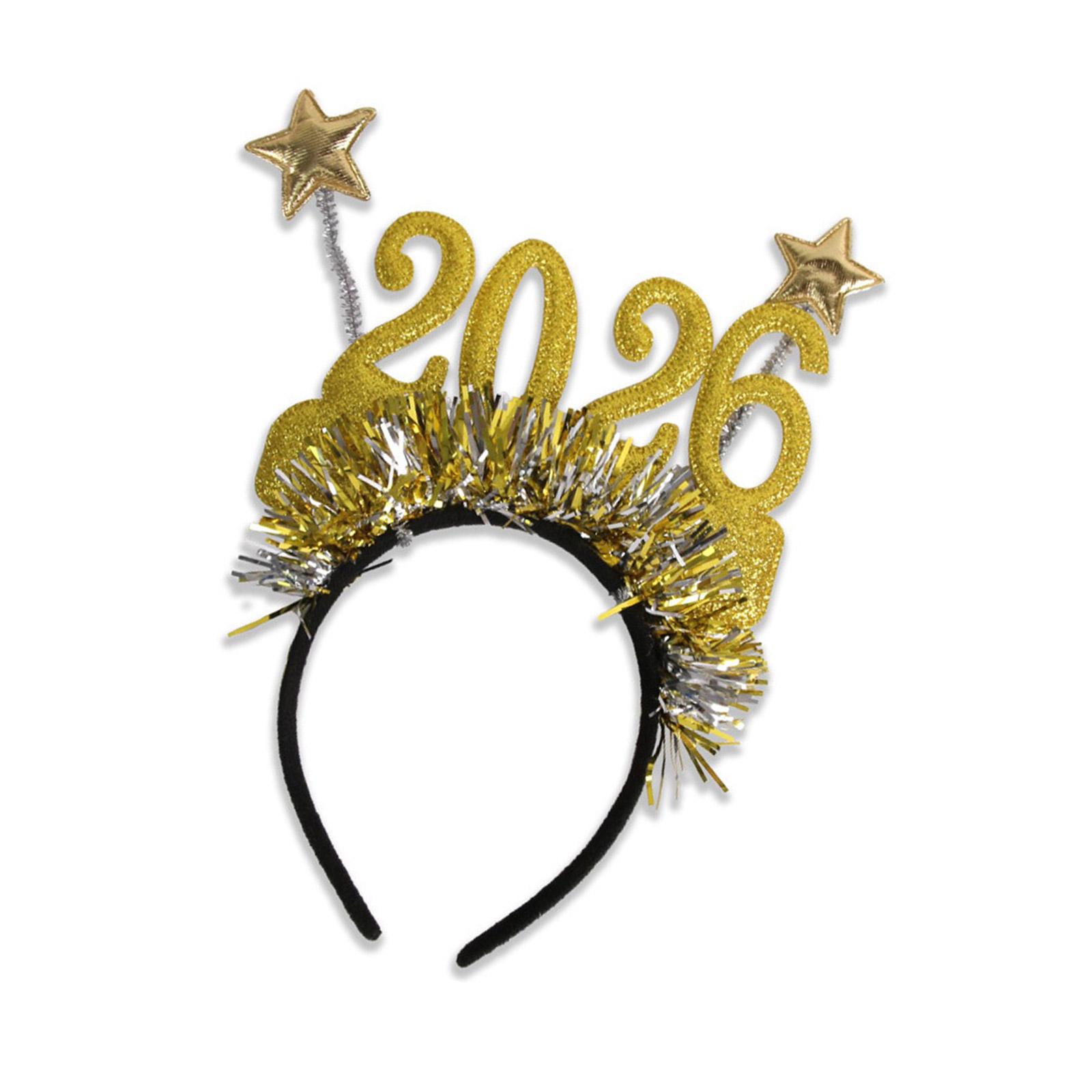 

Пластиковый ободок для волос Легкий Рождественский ободок Удобный дизайн Ободок для ежедневного использования, для занятий спортом и повседневной носки золотой