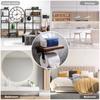 Wooden Toilet Tissue Roll Holders Wall-Mounted Phone Holder Shelf Towel Roll Shelf  Kitchen