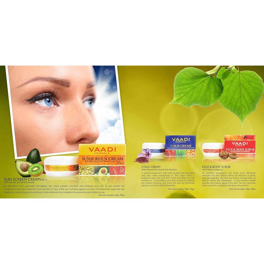 Vaadi Herbals Lemongrass Anti Pigmentation Massage Cream 50 G Deep Nourishing Face Massage Cream For Clear Vibrant Skin Care