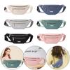 Damen Transparente Hüfttasche – Bauchtasche Aus PVC, Verstellbar, Als Umhängetasche Nutzbar, 32x10x15 Cm
