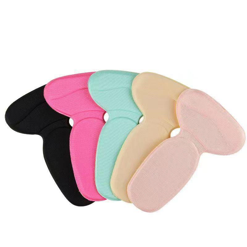 Coussinets de talon en forme de T pour femmes: Empêcher les chaussures de glisser et protéger contre l'usure. Ajuster les chaussures demi-pointure de grand à petit.