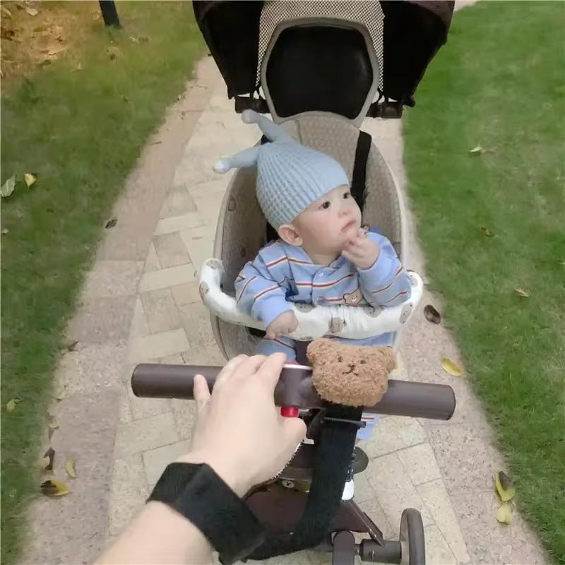 Curea de mână pentru cărucior de bebeluș, curea antiderapantă, bandă de siguranță, cărucior pentru bebeluși și copii, exterior, pantă, protecție de siguranță, curele cu asigurare dublă, bunuri