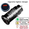 Zigarettenanzünder-Adapter GPS-Tracker mit USB- und Typ-C-Ladeanschluss Auto Anti-Verlust-Gerät für Apple System Find My App