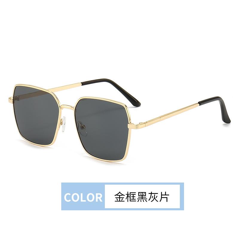 Fashion Large Frame Sunglasses Women Metal Retro Men Sun Glasses Shades UV400 Luxury Designer Driving Eyewear Gafas De Sol