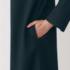 MUJI Brushed Pullover Long Sleeve Dark Size XXL Women's Dress, Navy, BC2KSA4A, Women's