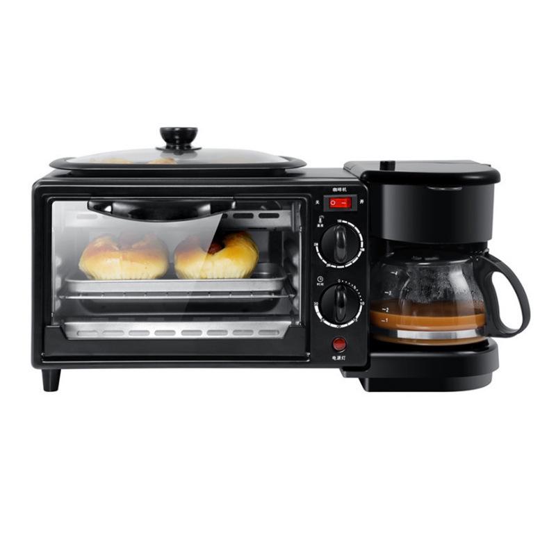 3-in-1 Multifunctional Breakfast Sandwich Maker & Toaster Oven