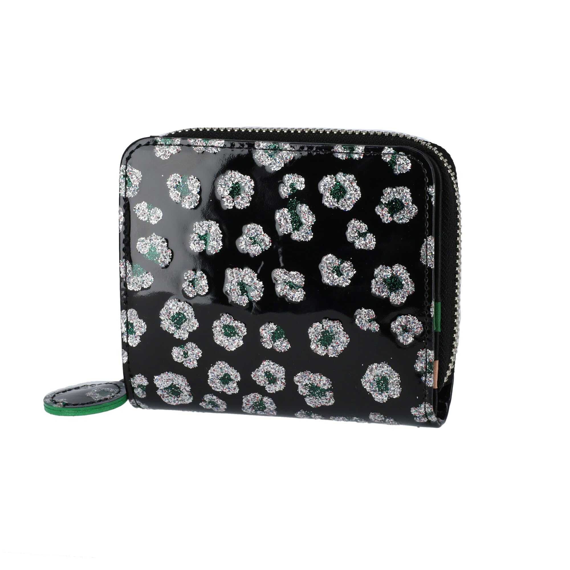 

Tsumori Chisato Glitter Flower Bifold Wallet, Black, Small Wallet