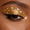 Metallic Eye Tattoo Stickers, Waterproof Temporary Freckle Decals, Sparkling Foil Eye Makeup for Festival Party, Glitter Face Art