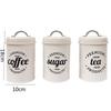 In-Stock Minimalist Metal Tea Caddy with Bamboo Lid for Snacks, Coffee, and Candy Storage