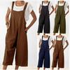 Elastic Waist Cotton Linen Loose Casual Pants for Women - Spring/Summer Collection