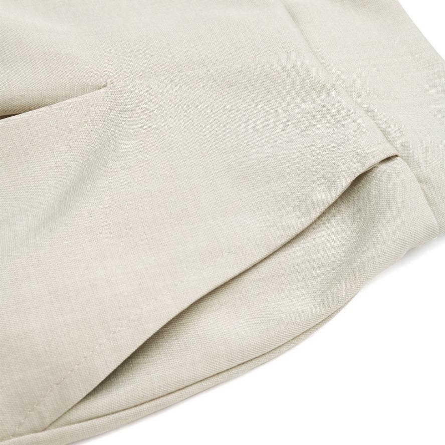 YYFS Women's Fashion Casual Solid Color Print High Waist Trousers Pants & Capris