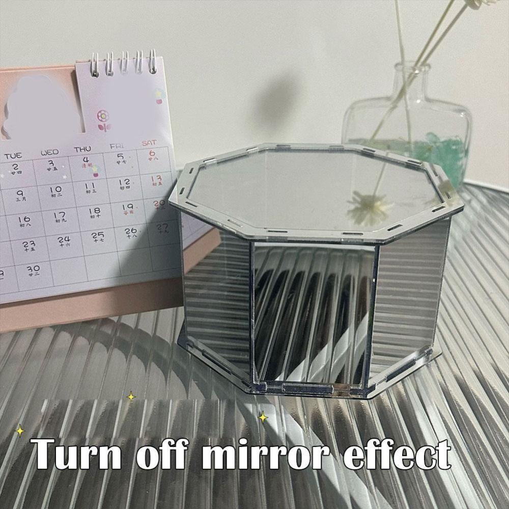 Home Ornament Tulip Octagon Nightlight DIY Material Package Tulip Table Lamp  for Living Room