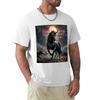 Nightmare Unicorn TShirt Simple Casual Short Sleeve Cotton TShirt