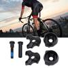 Bicycle Seat Post Clamp Stainless Steel 7 X 7mm Bike Seat Tube Clamp for Carbon Steel Saddle Rails