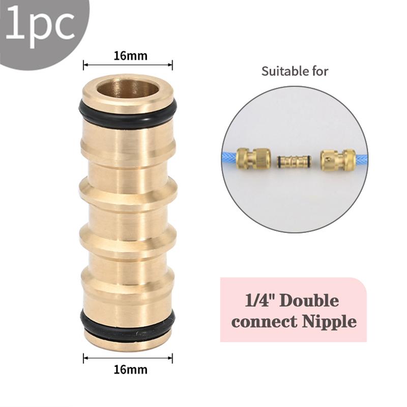 Латунный Водопроводный Кран Соединитель Медный Шланг Муфта Адаптер Садовые Фитинги для Полива Инструмент Водяной Пистолет для Мытья Машин Быстроразъемные Соединения