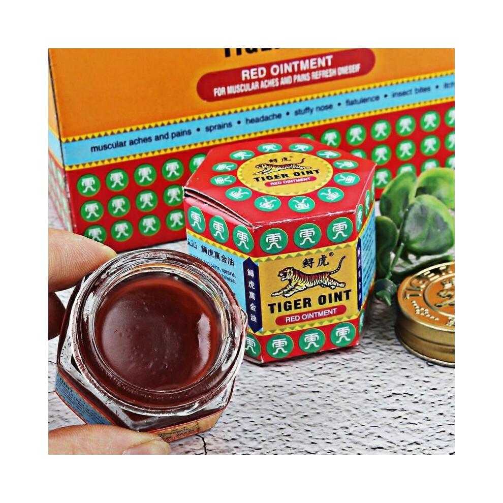 3pcs Thailand Tiger Balm Ointment Joint Arthritis Muscle Pain Red Tiger Balm Medicine Body Massage Itch Cream