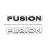 FUSION Car Emblem: Rear Trunk ABS Label for Ford