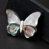 Blucome Broșă Fluture Cochilii Naturale Insecte Femei Bărbați Accesorii pentru adunare de petrecere Ace de corsaj pentru rochie pentru cadouri de mamă Bijoux