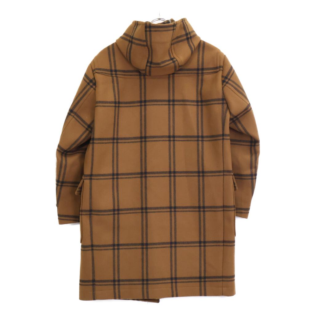 SHIPS Brown Check Duffle Coat coat S BrownUsed