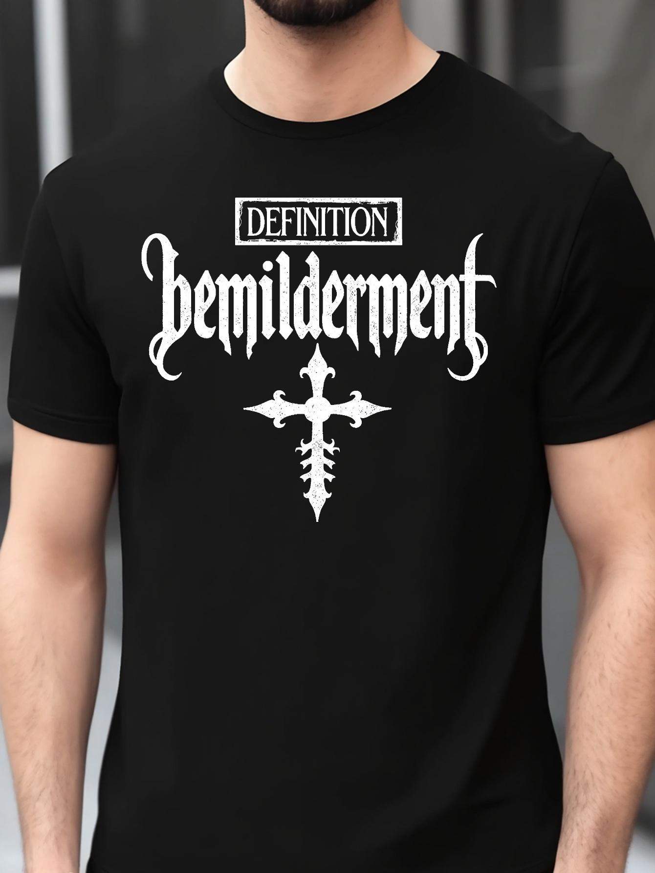Casual Summer T-shirt - Bemildern Graphic Print L