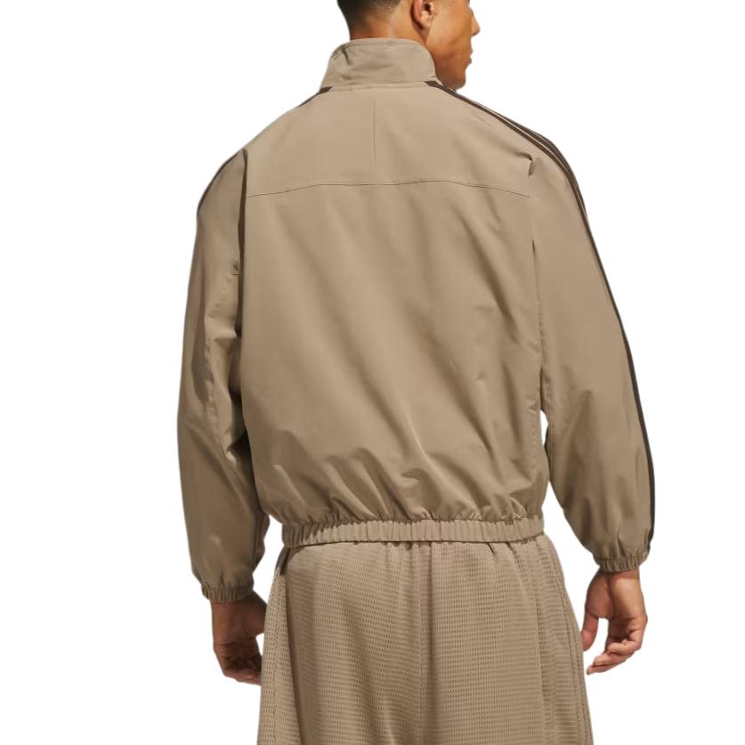 Unisex Adidas Jackets Unisex Khaki Six Stand Collar Moderate Other