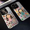 Cartoon Charlie und Lola Handyhülle Für iPhone 17 16e 16 15 14 13 12 11 mini Pro Max X XR 8 Air Plus Sturzfest Mattes Rückcover