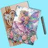 50-Page A5 Size Diamond Painting Diary Book Crystal Notepad Sketchbook Diamond Painting Notebook Set Holiday Birthday Gift