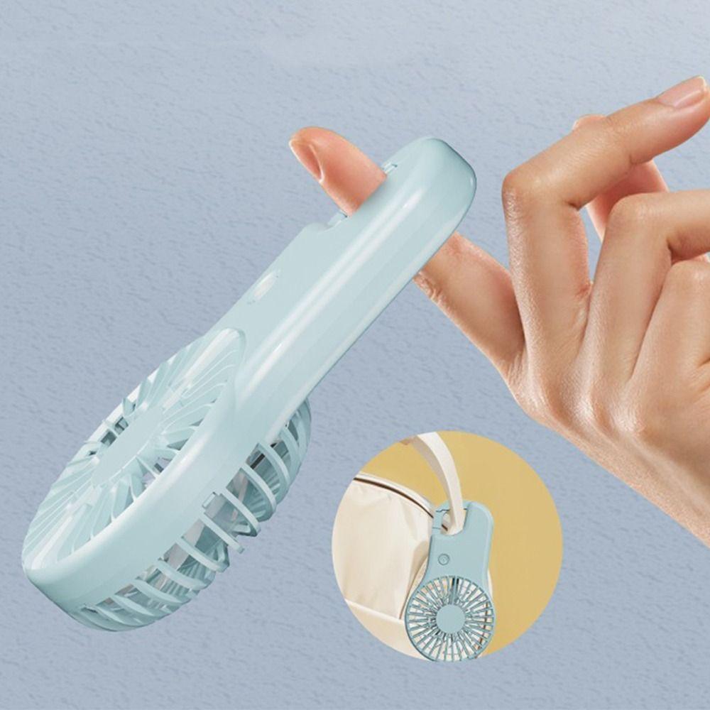 Mountaineering Hook Small Electric Fan Portable Cooling Fan Air Cooler  for Office Desk Student