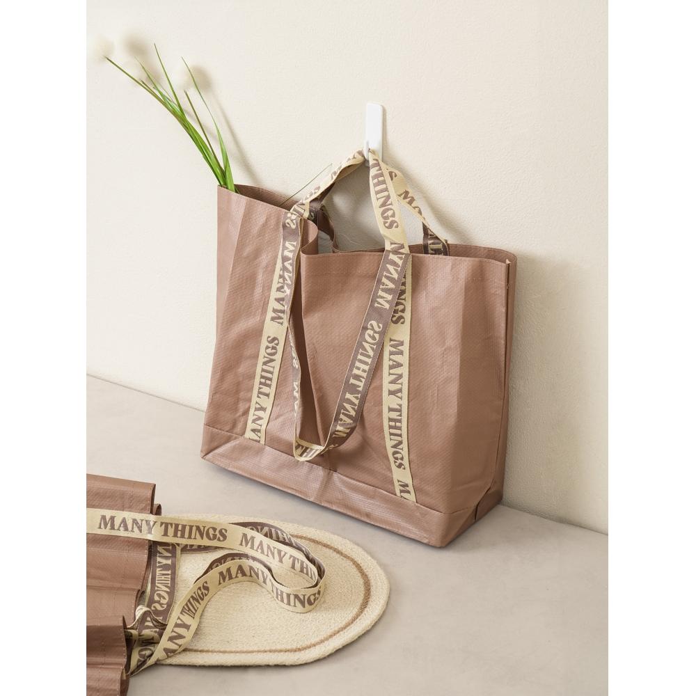 

Сумка брезентова з подвійним друком на ручках Daiso