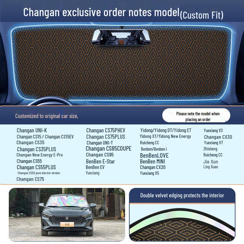 Car Windshield Sunshade Umbrella: Heat Insulation, Blackout Curtain, Sun Protection for Small Cars