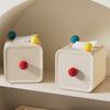 Dopamine Desktop Tissue Holder for Living Room or Bedroom Elegant Napkin Dispenser Waterproof Paper Roll Container
