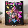 1pc Hunter X (4) Blanket Soft Warm Throw for Home, Office, Travel All Season Cozy Bedding Gift, Office Cozy AccessoryB04