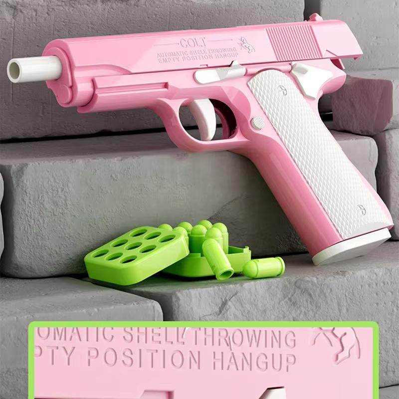 The 3D Gravity Carrot Gun cannot fire the stress-relief toy gun 1911 pistol