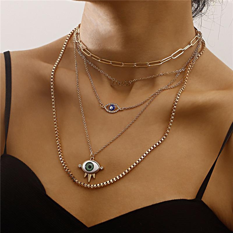 Buy Vintage Boho Multilayer Choker Evil 