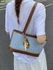 Retro Korean Pleated Underarm Shoulder Bag 2025 - Women's Large Capacity Crossbody Bucket Style