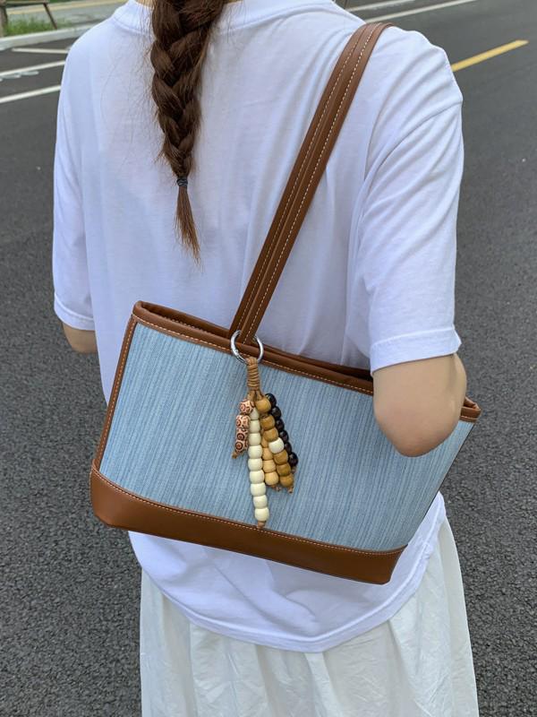 Retro Korean Pleated Underarm Shoulder Bag 2025 - Women's Large Capacity Crossbody Bucket Style