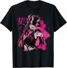 Goth Grunge Demon Anime Girl Waifu Horror Alt Aesthetic T-Shirt