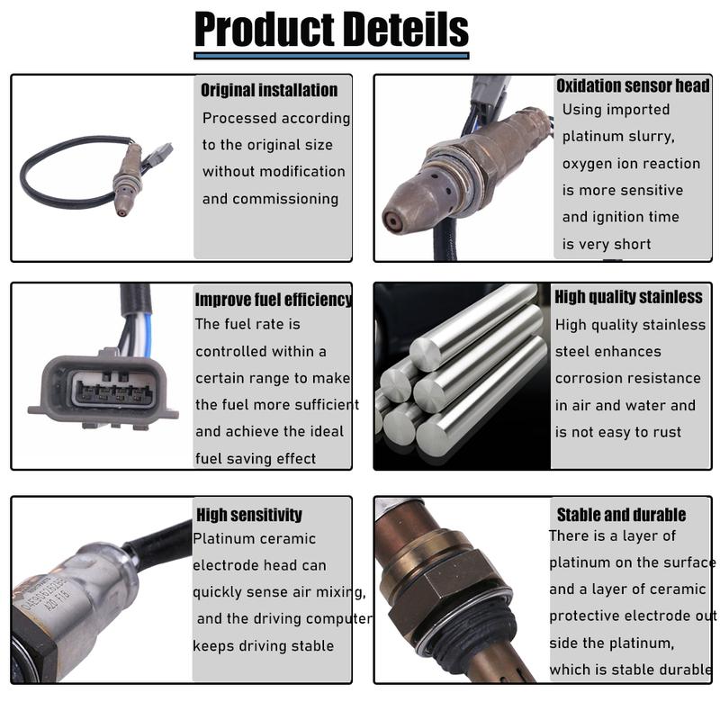 Upstream Oxygen O2 Sensor For Nissan 370Z Infiniti Q50 3.7L 2014 2015 2016 2017 211500-7610 2115007610 H8201246037 211500 7610