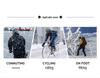 Zimné chladuvzdorné vyhrievané dotykové lyžiarske a cyklistické rukavice Q371