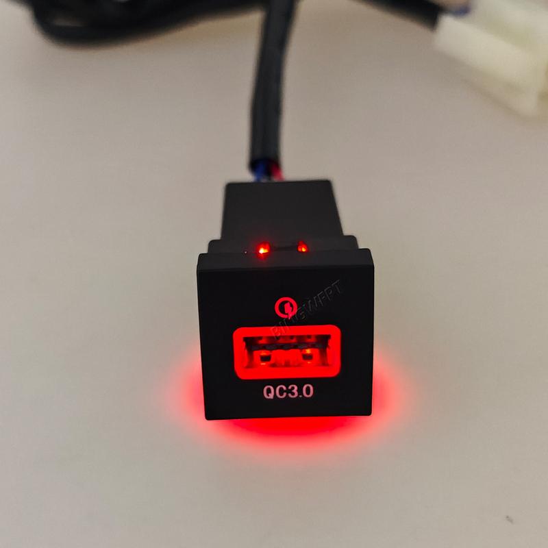 High Quality For VW Golf 6 Jetta 5 MK5 Scirocco 06 - 12 Phone Charging Adapter Button USB Charger PD Quick Charge QC3.0 Auto