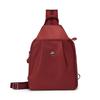 Schoolbag dual-purpose fashion backpack large capacity multi-function small travel chest backpack simple fashion women's messenger bag